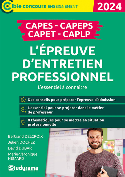 L’épreuve d’entretien professionnel – CAPES, CAPEPS, CAPET, CAPLP