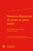 Nouveau Répertoire de mises en prose (suite)