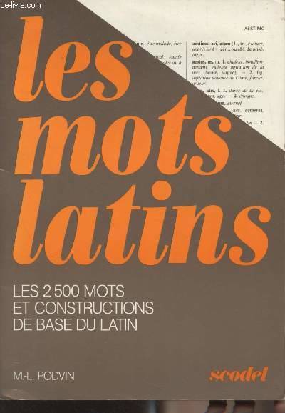 Les mots latins - manuel numérique simple