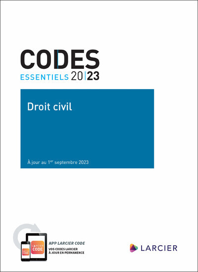 Code essentiel - Droit civil 2023 - À jour au 1er septembre 2023