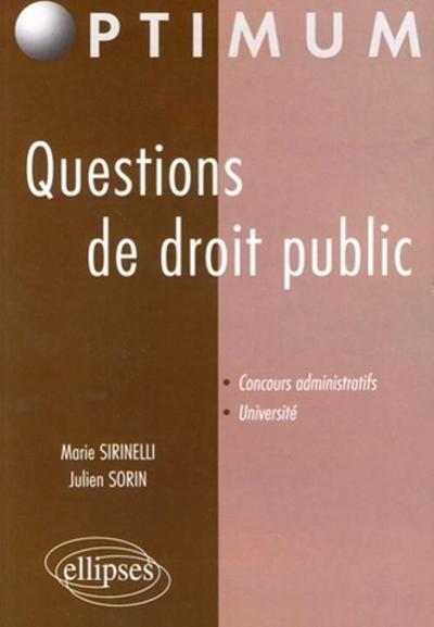 Questions De Droit Public