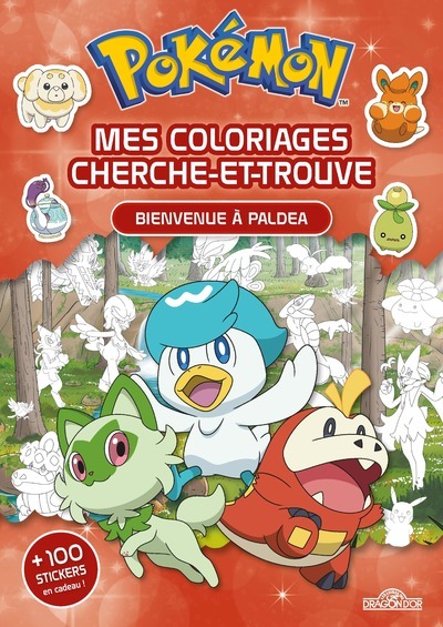 Pokémon - Mes coloriages cherche-et-trouve - Bienvenue à Paldea