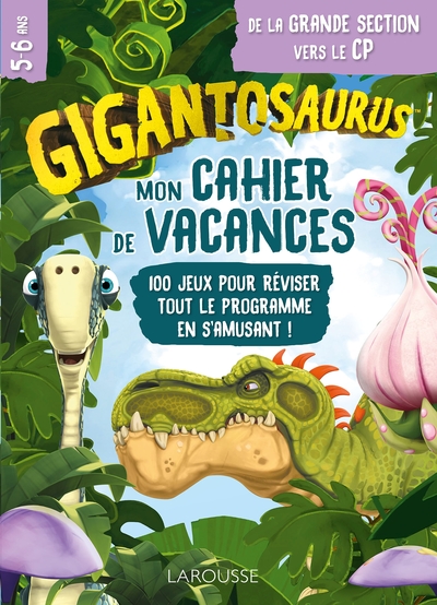 Mon cahier de vacances Gigantosaurus GS-CP