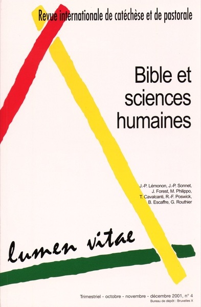 Lumen Vitae N° 4, Volume 56, Déc Volume 2001