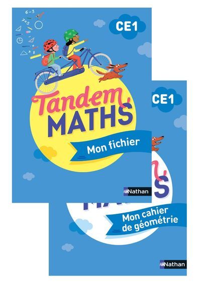 Tandem - Maths CE1 - Fichier de l'élève + Cahier géométrie