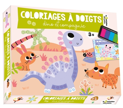 Coloriages à doigts dino et compagnie