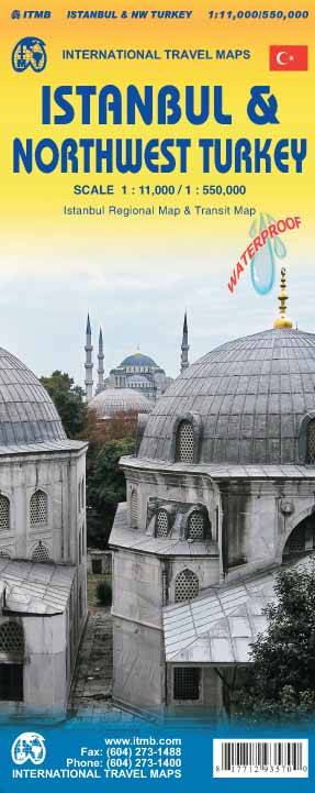 Istanbul and Northwest Turkey waterproof map - Collectif