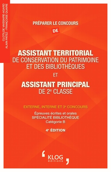 Préparer le concours d’Assistant territorial de conservation du patrimoine et des bibliothèques