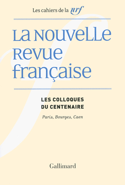 La Nouvelle Revue française - Collectifs