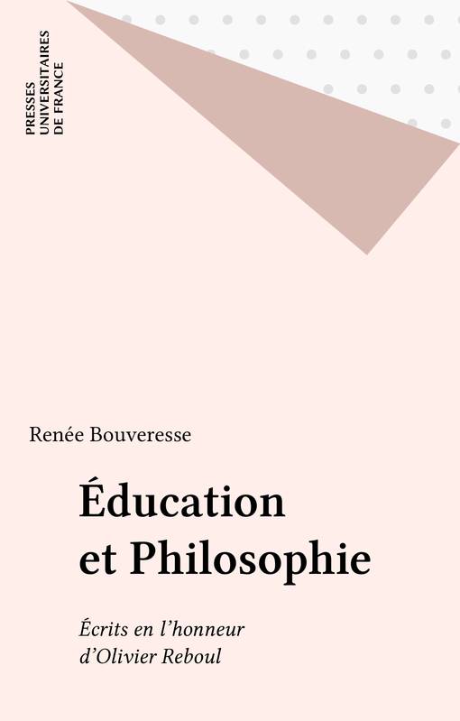 Education Et Philosophie