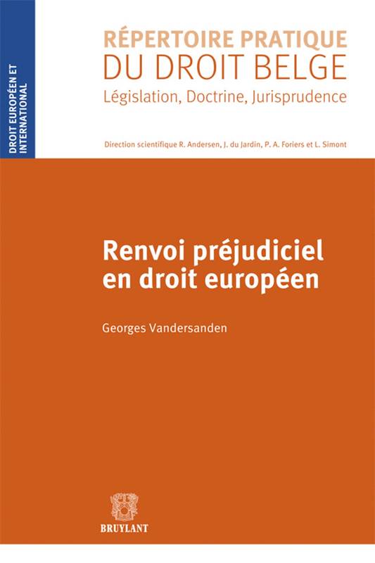 Renvoi préjudiciel en droit européen