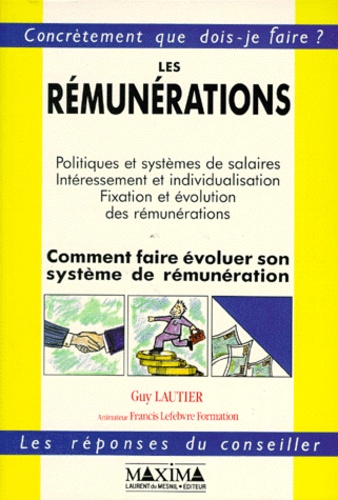 Les rémunérations