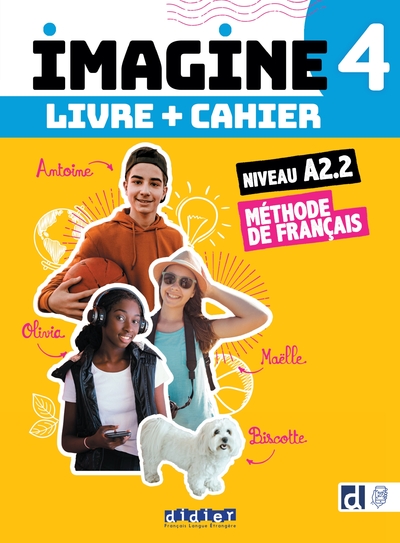 Imagine 4 - Niv. A2.2 - Livre + Cahier + Didierfle.App - 3 Unités