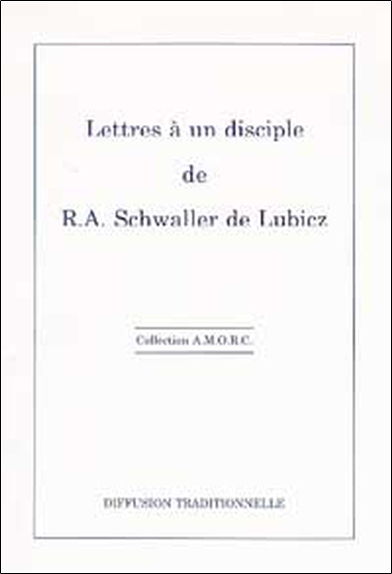 Lettres à un disciple