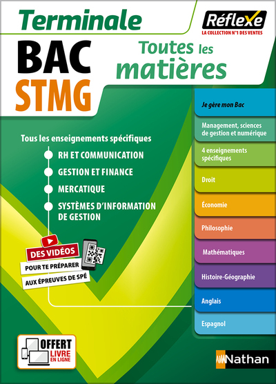 Toutes les matières STMG Terminale - Réflexe N°24 2023 - Tome 24