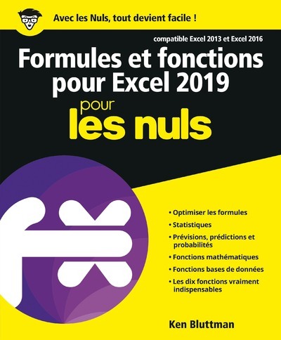 Formules et fonctions pour Excel 2019 Pour les Nuls - Ken Bluttman