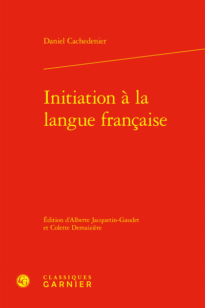 Initiation à la langue française