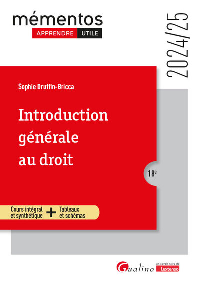 Introduction générale au droit - Sophie Druffin-Bricca