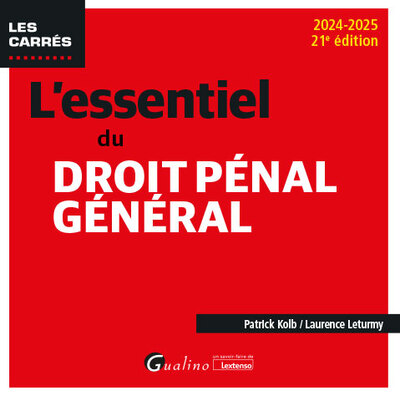 L'essentiel du droit pénal général - Laurence Leturmy, Patrick Kolb