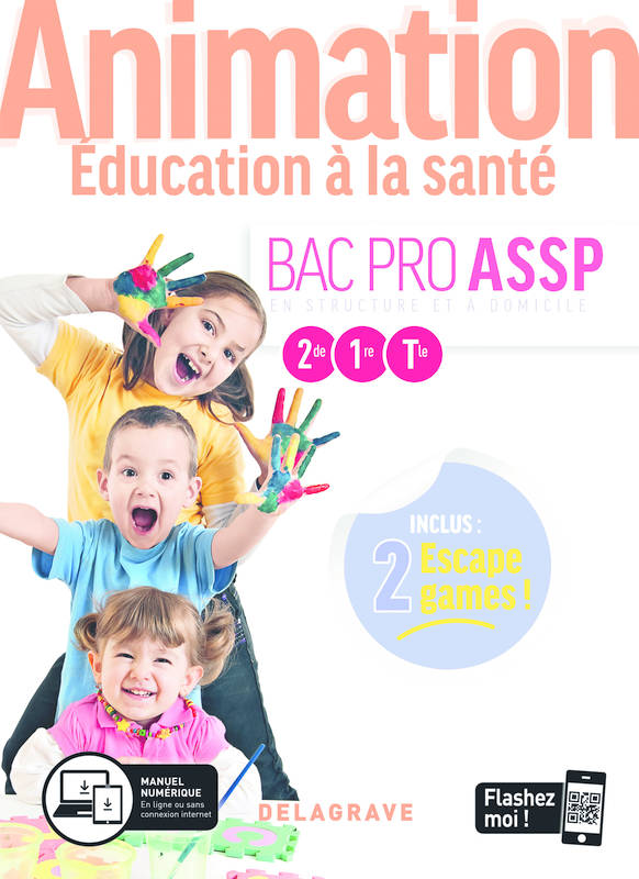 Animation, Éducation À La Santé 2de, 1re, Tle Bac Pro Assp (2020) - Pochette Élève