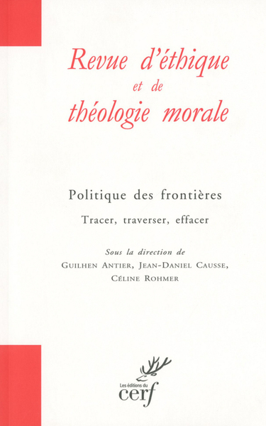 Revue d'éthique et de théologie morale Hors-série N° 14, septembre 2017 Volume 2017 - Jean-Daniel Causse