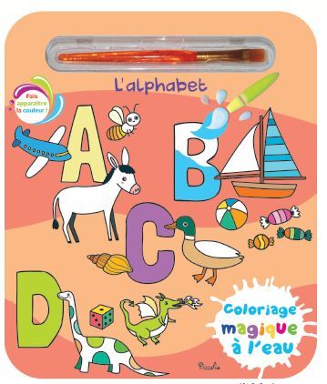 L'alphabet - Coloriage magique à l'eau