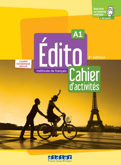 Édito A1 - édition 2022-2024 - Cahier + numérique inclus