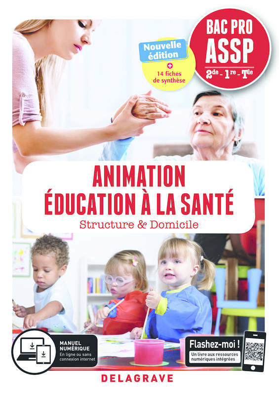 Animation, Éducation à la santé 2de, 1re, Tle Bac Pro ASSP (2019) - Pochette élève