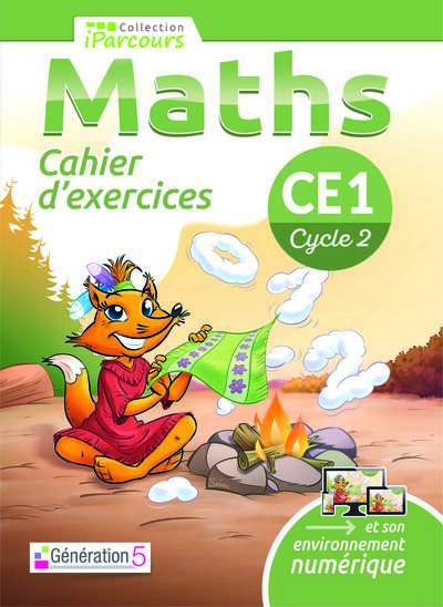 Cahier d'exercices iParcours maths CE1 (édition 2023)