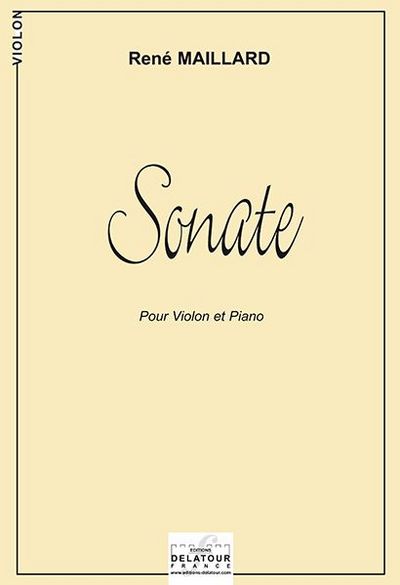 Sonate Pour Violon Et Piano