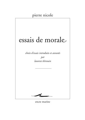 Essais de morale - Pierre Nicole