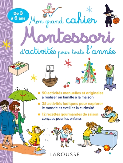 Mon grand cahier MONTESSORI d'activités pour toute l'année - Lucille Hasiak