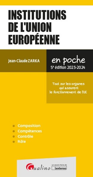 Institutions de l'Union européenne - Jean-Claude Zarka