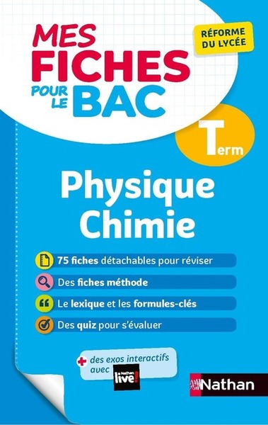 Physique chimie terminale