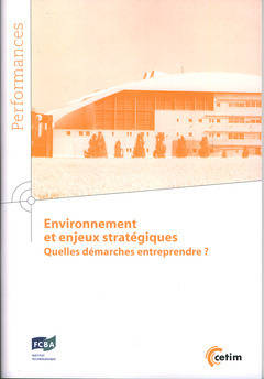 Environnement Et Enjeux Stratégiques - Quelles Démarches Entreprendre ?, Quelles Démarches Entreprendre ?