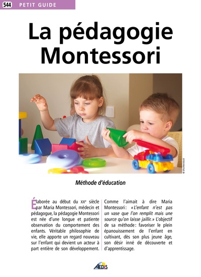 La pédagogie Montessori