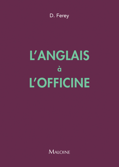 L'anglais à l'officine