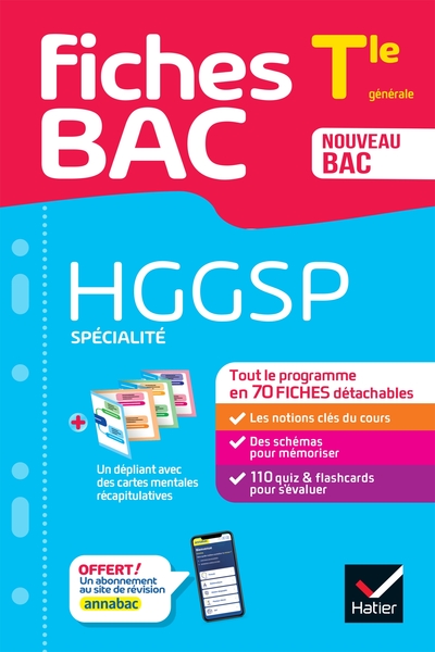 Fiches bac HGGSP Tle (spécialité) - Bac 2025 - Laurent van De Wandel