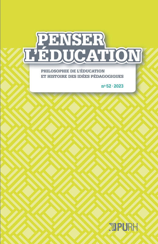 Penser l'éducation, n° 52