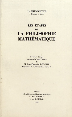 Les Étapes de la philosophie mathématique