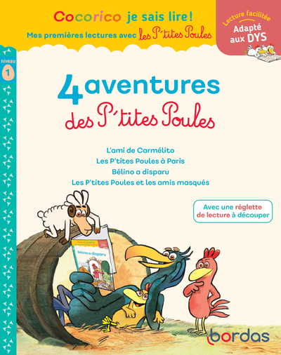 Cocorico Je sais lire ! premières lectures avec les P'tites Poules - compil 1 2023