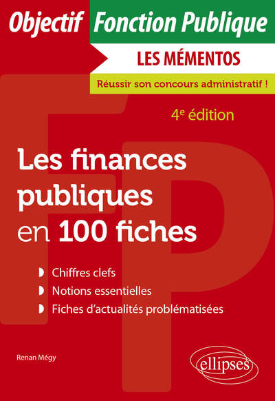 Les finances publiques en 100 fiches - Philippe-Jean Quillien