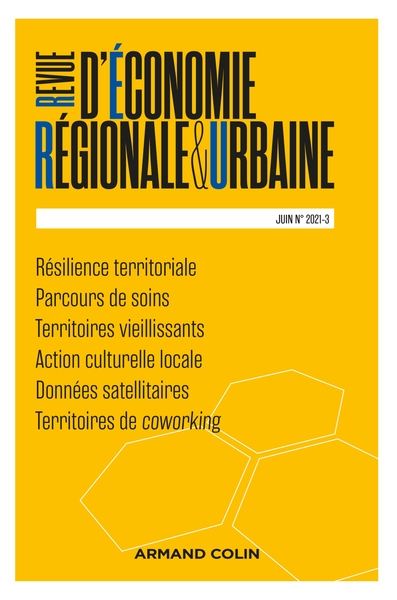 Revue D'Économie Régionale Et Urbaine Nº3/2021 Varia, Varia