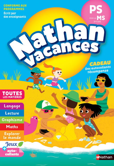 Nathan Vacances Maternelle PS vers la MS 3/4 ans