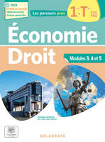 Les Parcours Pros Économie-Droit 1re, Tle Bac Pro (2024) - Pochette élève - Dominique Audrain, Valérie Bachère, Olivier Januel, Marjolaine Jaubert, Lucas Sanz Ramos, Cédric Vazia, Dorothée Vazia