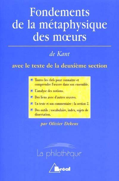 Fondements de la métaphysique des mœurs - Kant