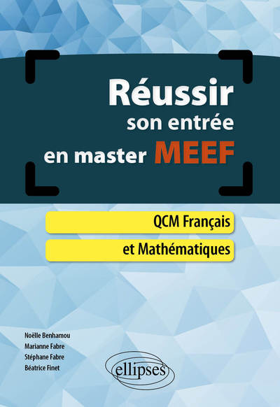 Réussir Son Entrée En Master Meef, Qcm Français Et Mathématiques