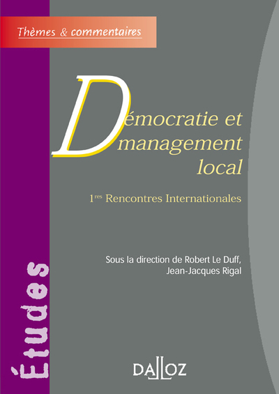 Démocratie et management local