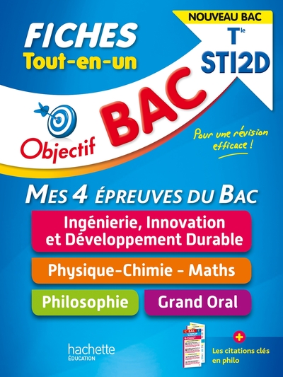 Objectif BAC Fiches Tout-en-un Tle STI2D