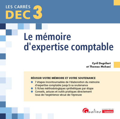 DEC 3 - Le mémoire d'expertise comptable